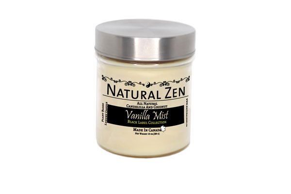 Vanilla Mist Candelilla and Coconut Scented Jar Candle