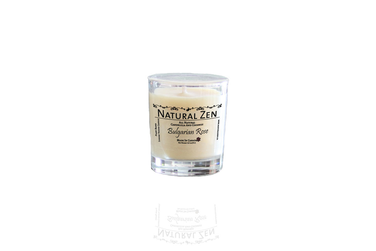 Bulgarian Rose Luxury Scented Jar Candle freeshipping - Natural Zen Home Fragrance Studio