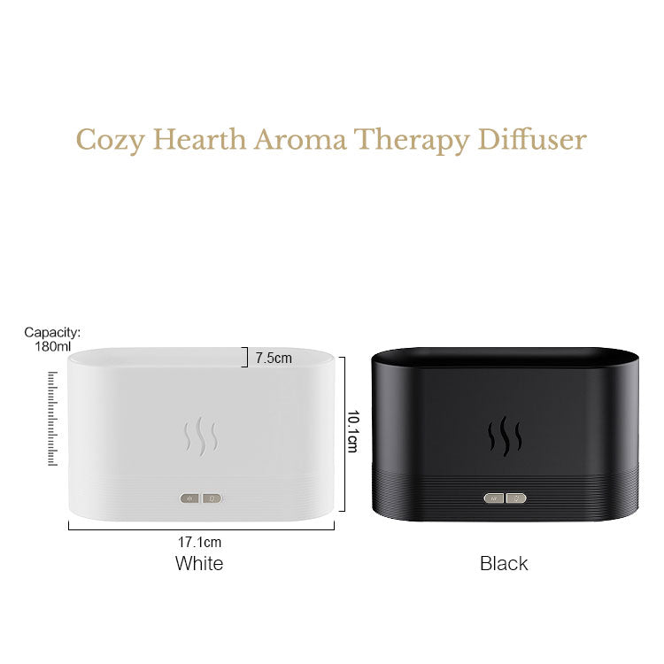Cozy Hearth Essential Oil Room Flame Diffuser freeshipping - Natural Zen Home Fragrance Studio