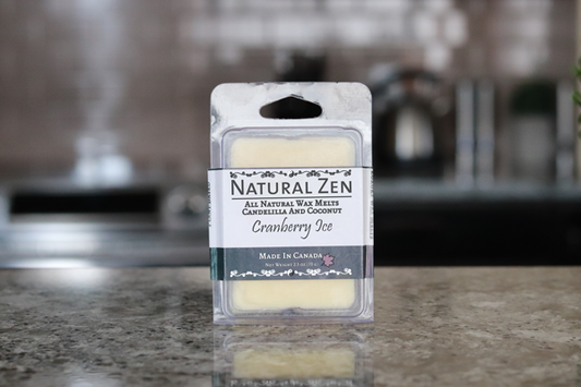 Cranberry Ice Luxury Wax Melt - 2.5 Oz. Clamshell freeshipping - Natural Zen Home Fragrance Studio